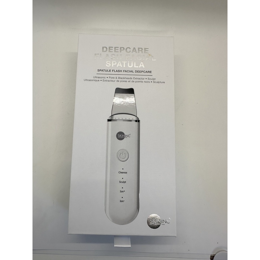 Skin Inc‎ Supplement Bar Deepcare Flash Facial Spatula Ultrasonic New